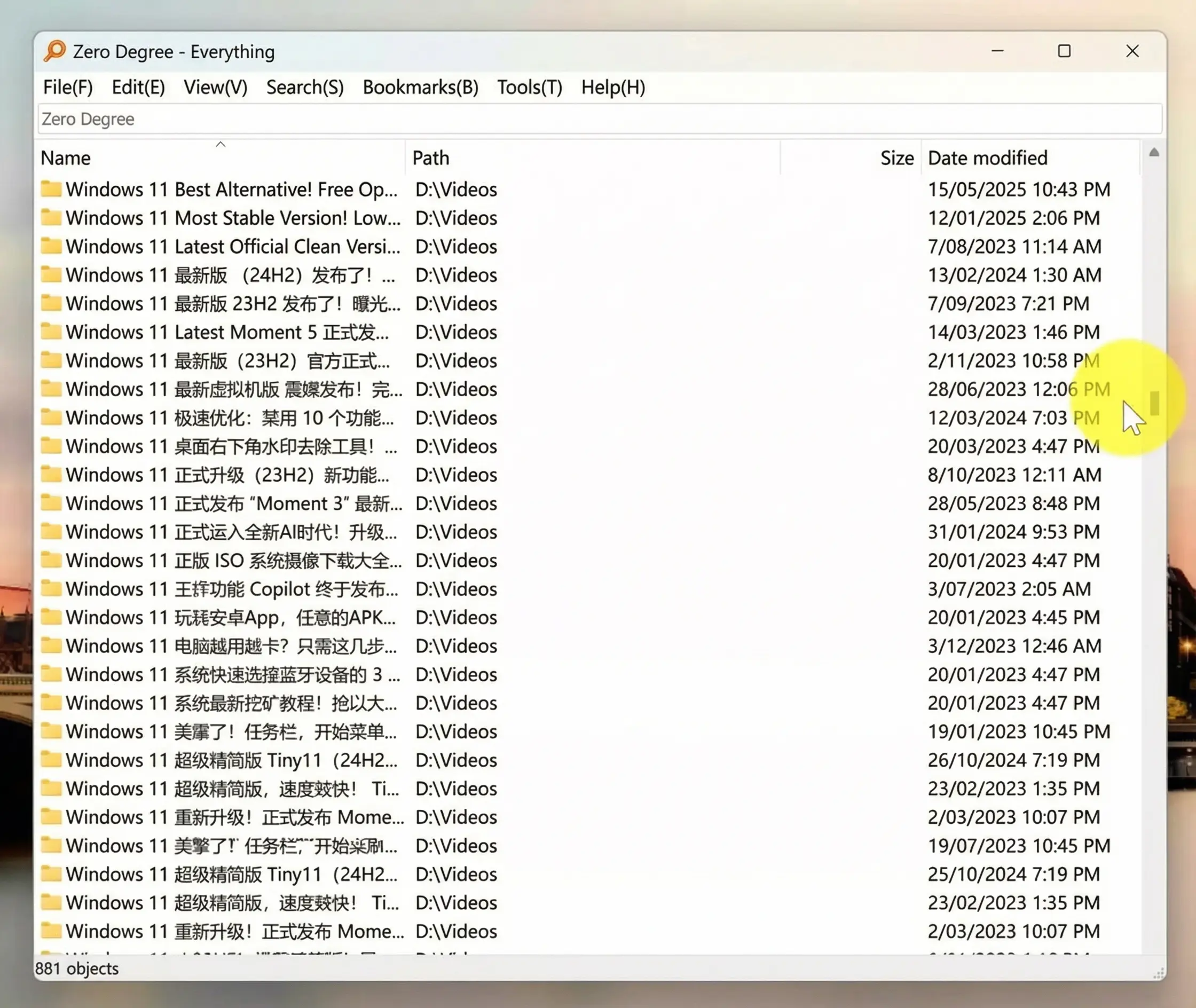 Windows Search Service